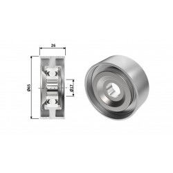 BACK IDLER PULLEY 65